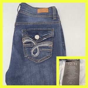 Angels Forever Young Everflex Curvy Bootcut Jeans Women's Size 12/31 Blue